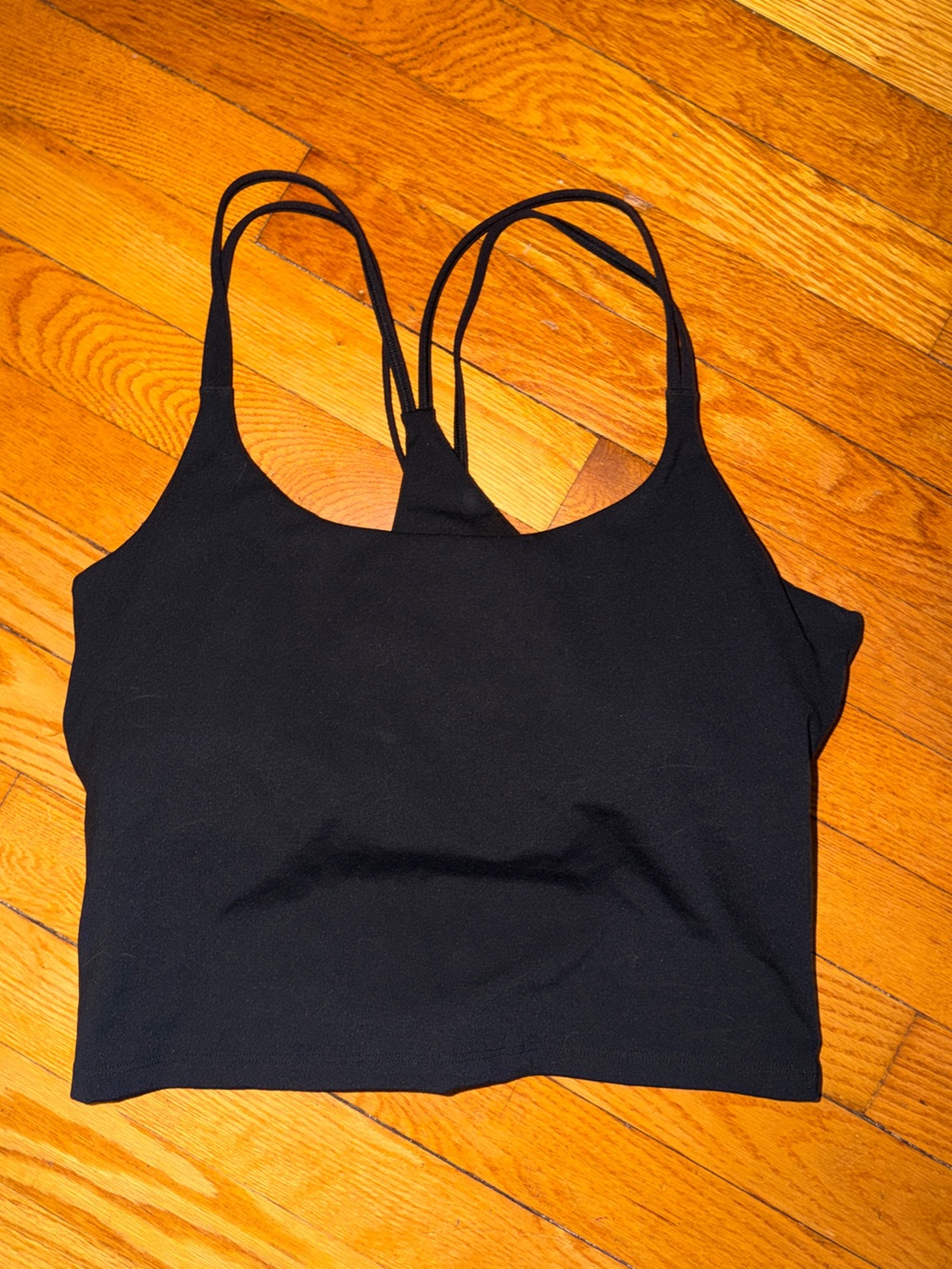 Fabletics Principal Built In Bra Cropped Tank - sz Large